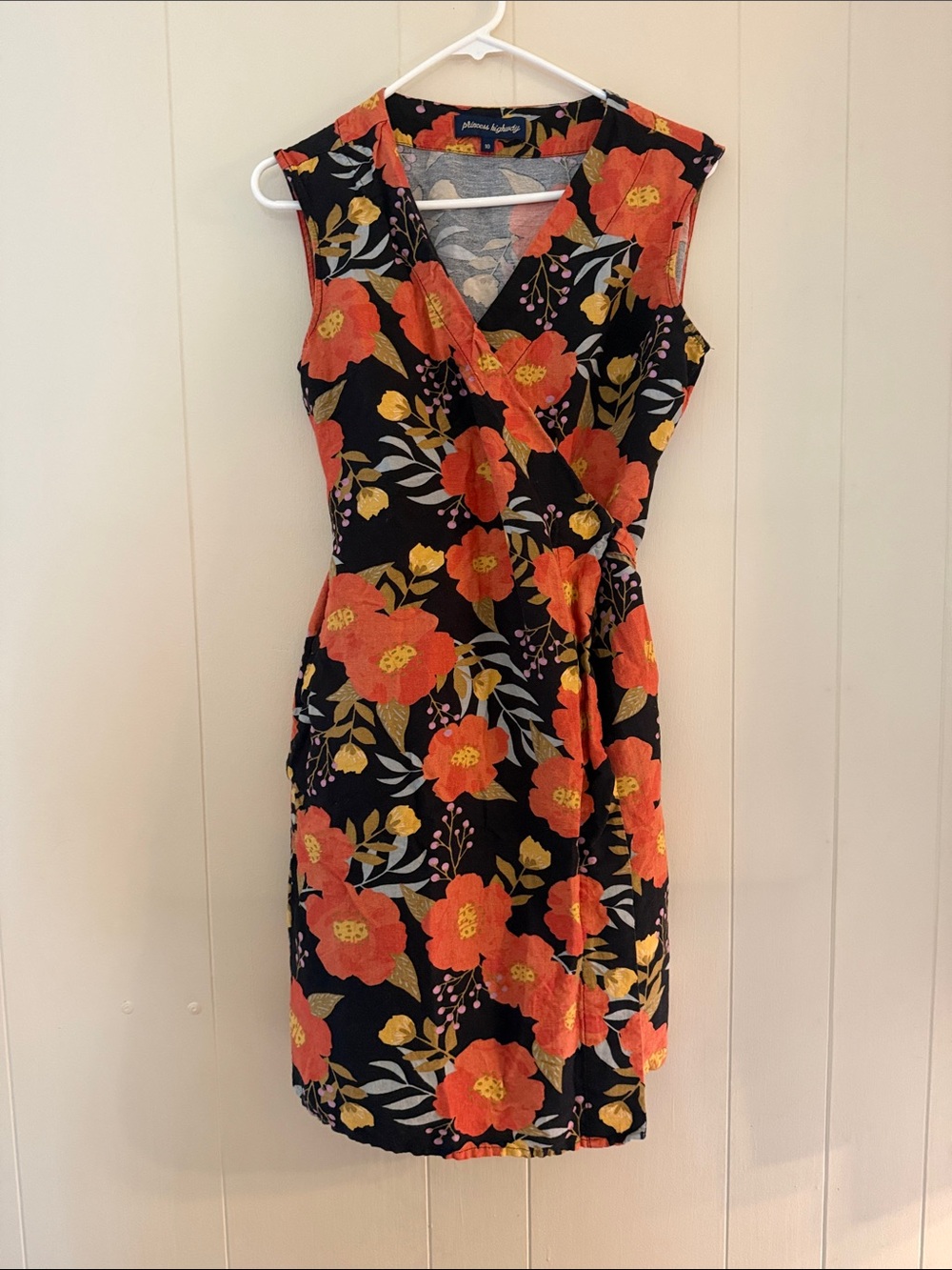 Princess Highway Poppies Linen Dress